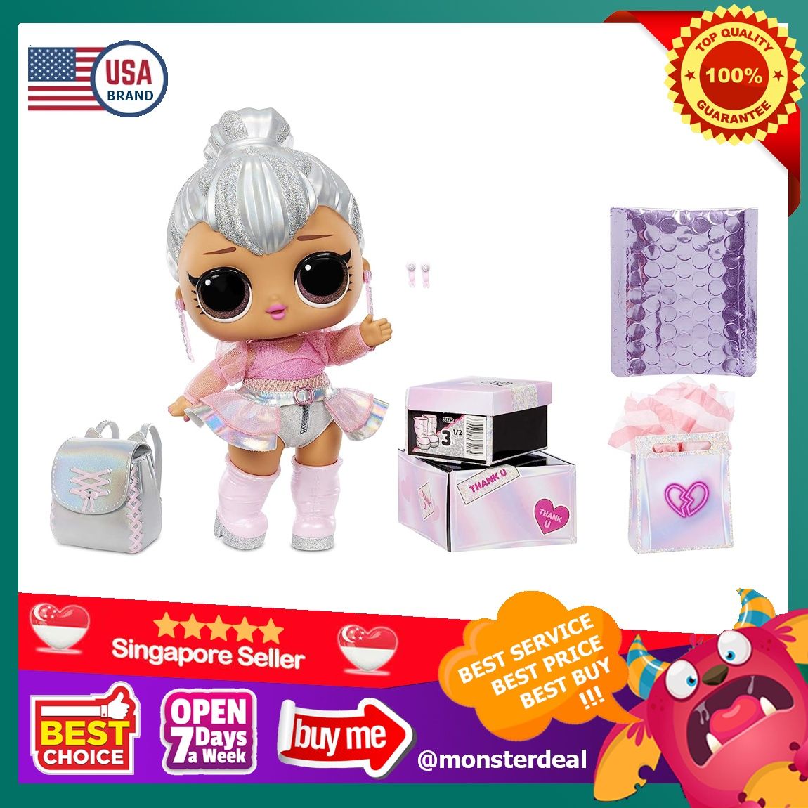 L.O.L. Surprise Big B.B. Big Baby Kitty Queen 11