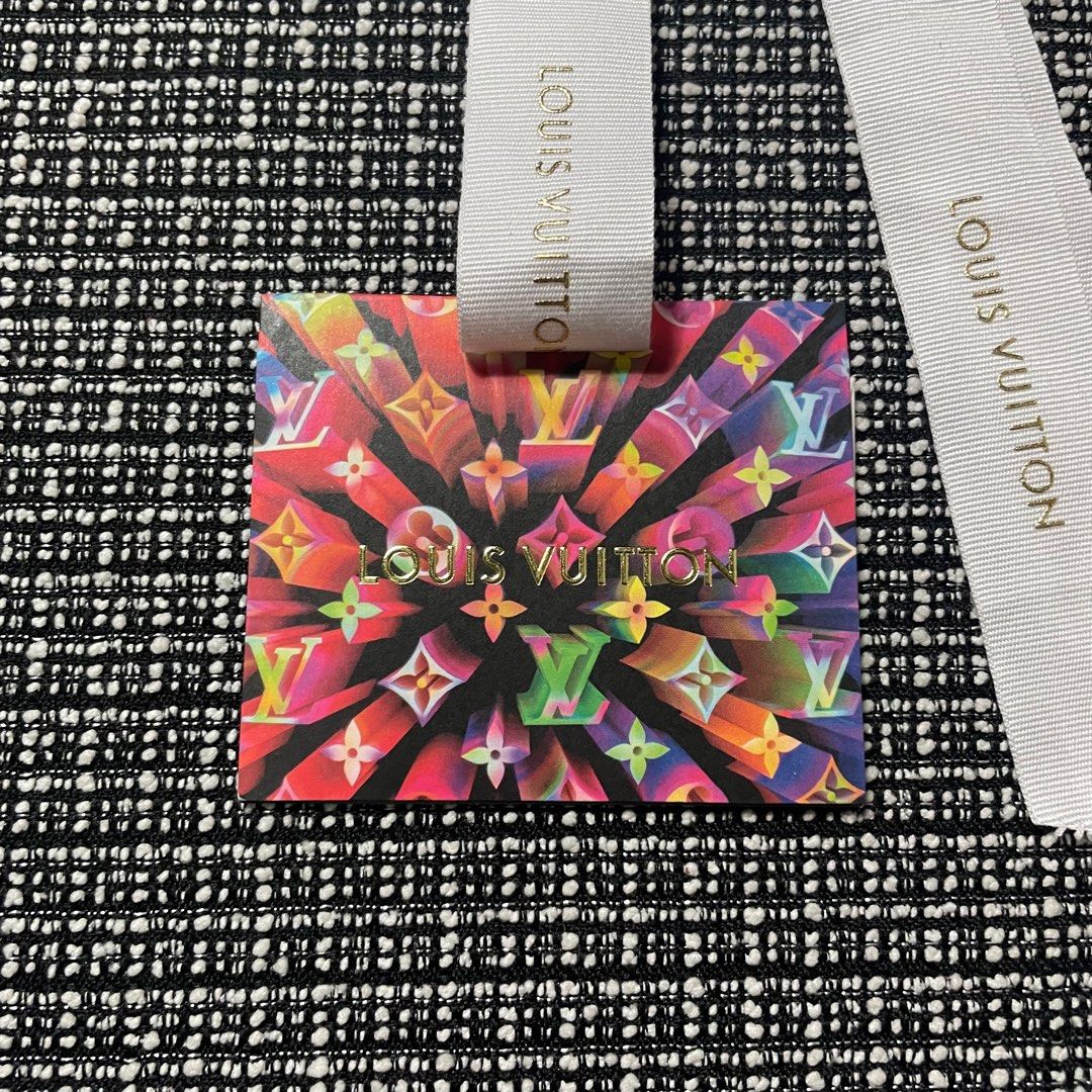 BRAND NEW RARE Authentic Louis Vuitton Holiday 2019 Gift Bags Gift Tags &  Ribbon