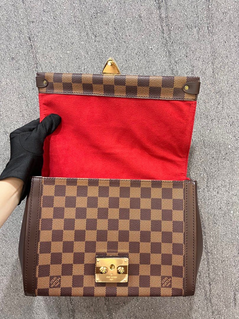 Louis Vuitton Venice Damier Ebene Cherry Bag w Gold Studded