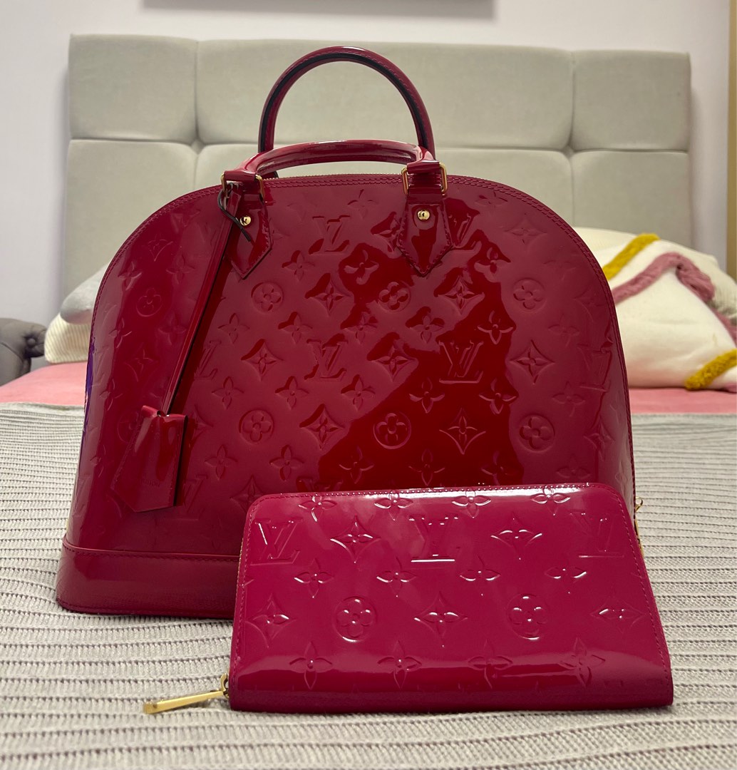 Louis Vuitton, Bags, Authentic Louis Vuitton Alma Pm Barbie Pink Bag