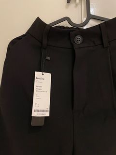 LOVFEE 黑色西裝老爺九分褲