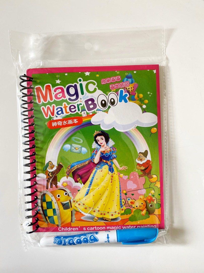 Lot De 5 Livres De Coloriage Magique à L'eau - Pour Les Petits