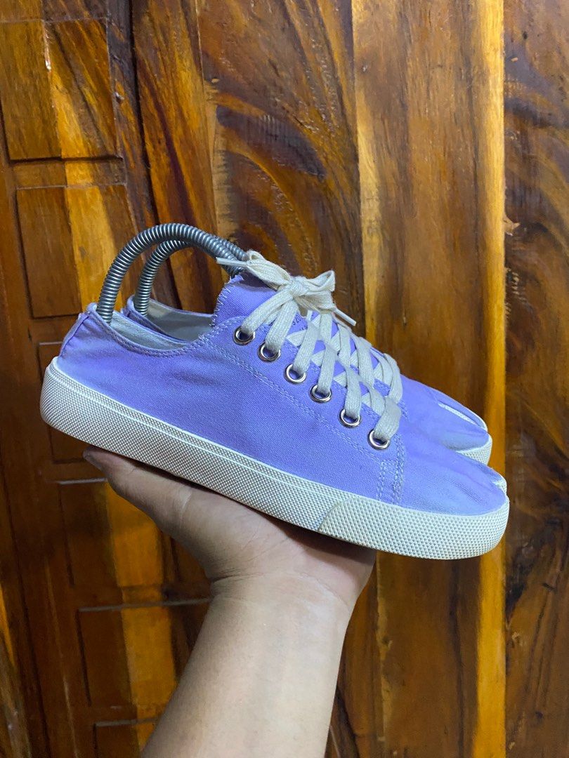 Purple maison margiela sneakers discount