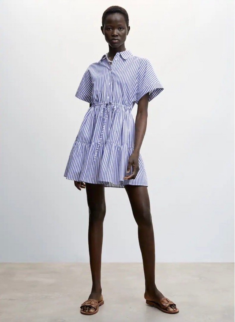 Mango deals striped dress