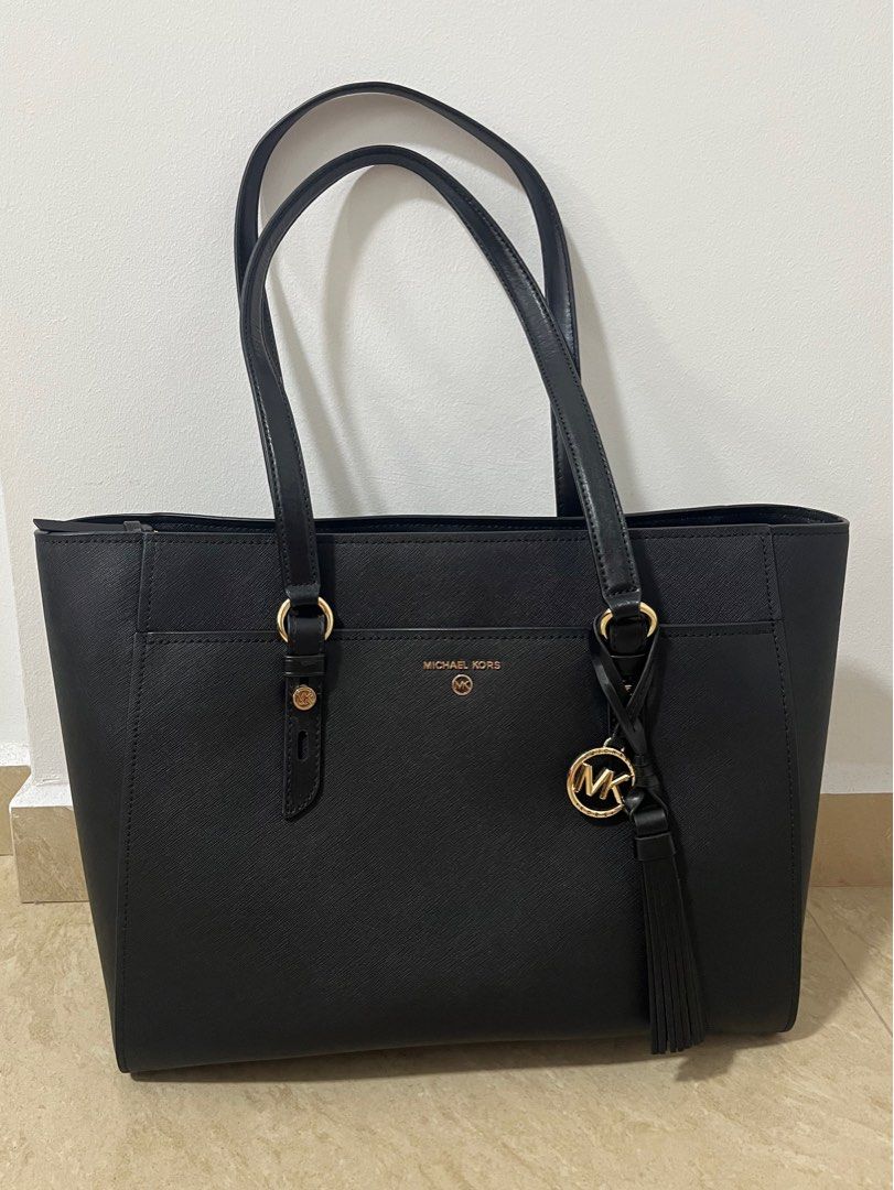 Michael Kors Sullivan Large Leather Tote Bag (ORIGINAL), Luxury, Bags &  Wallets on Carousell