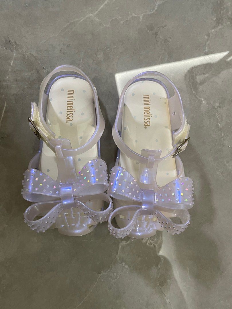 Mini Melissa Baby Girl Jelly Shoes, Babies & Kids, Babies & Kids