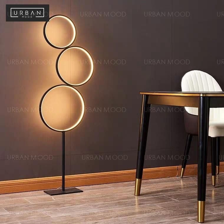 99 led best sale circle floor lamp