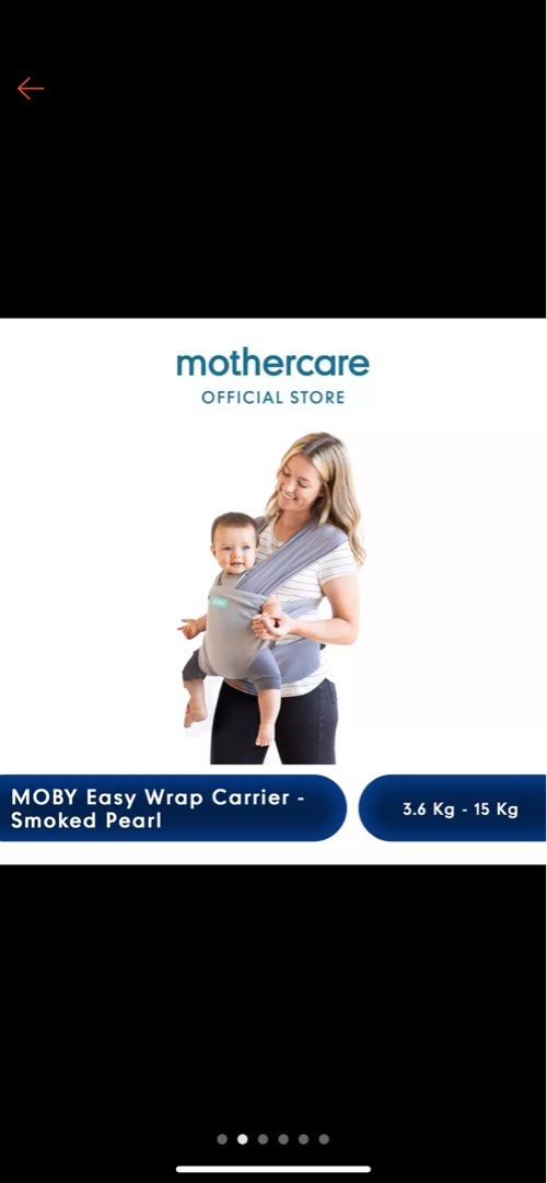 MOBY Easy Wrap Carrier on Carousell