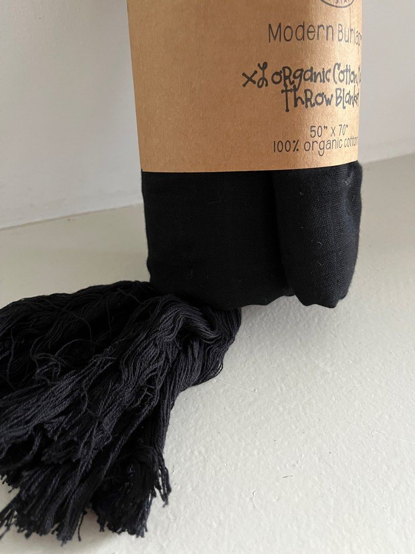 Modern cheap burlap blanket