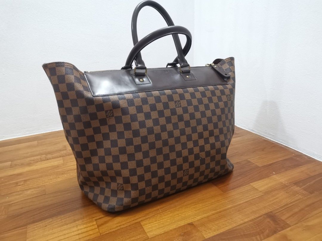 Moving out, Clearance sale! Authentic Designer Brand LV Louis Vuitton  Damier Ebene Greenwich Brown Leather Tote Bag, Luxury, Bags & Wallets on  Carousell