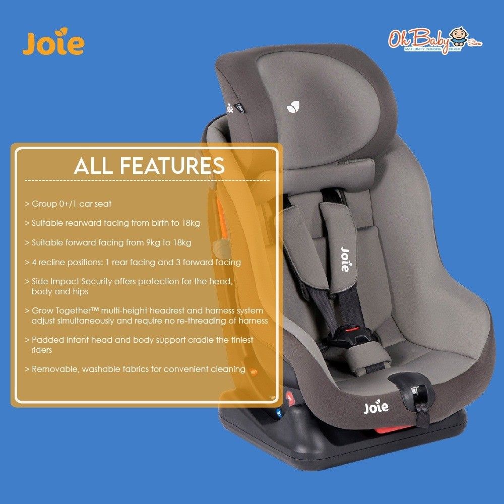 Mycrs progamme baby carseat Joie Steadi R44 Babies Kids Going