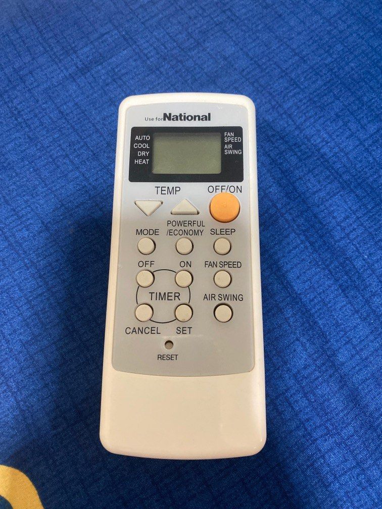 NATIONAL Aircon Remote Control, TV & Home Appliances, Air Conditioners