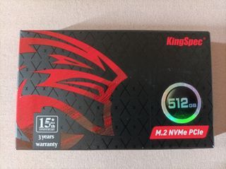 (512GB) KingSpec M.2 NVMe PCIe 3.0 X4 SSD [M.2 2242]
