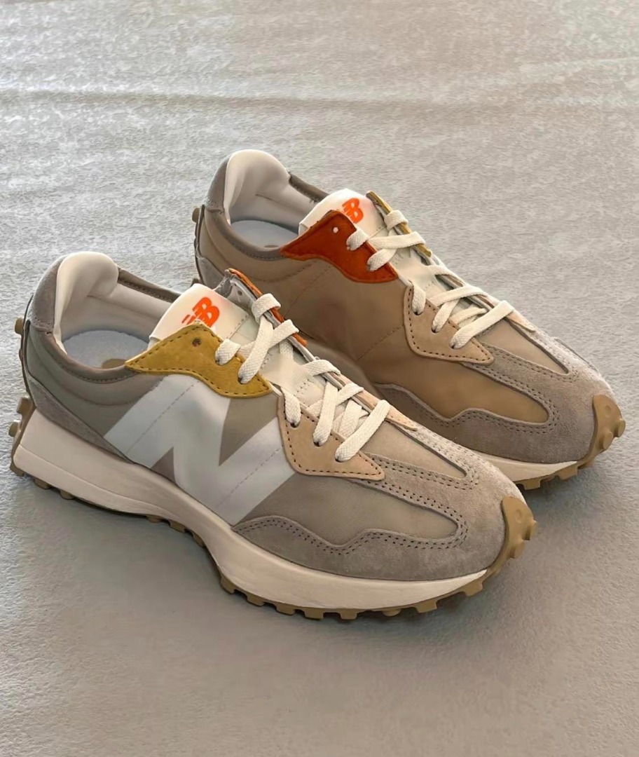 New balance 327 light grey hot sale