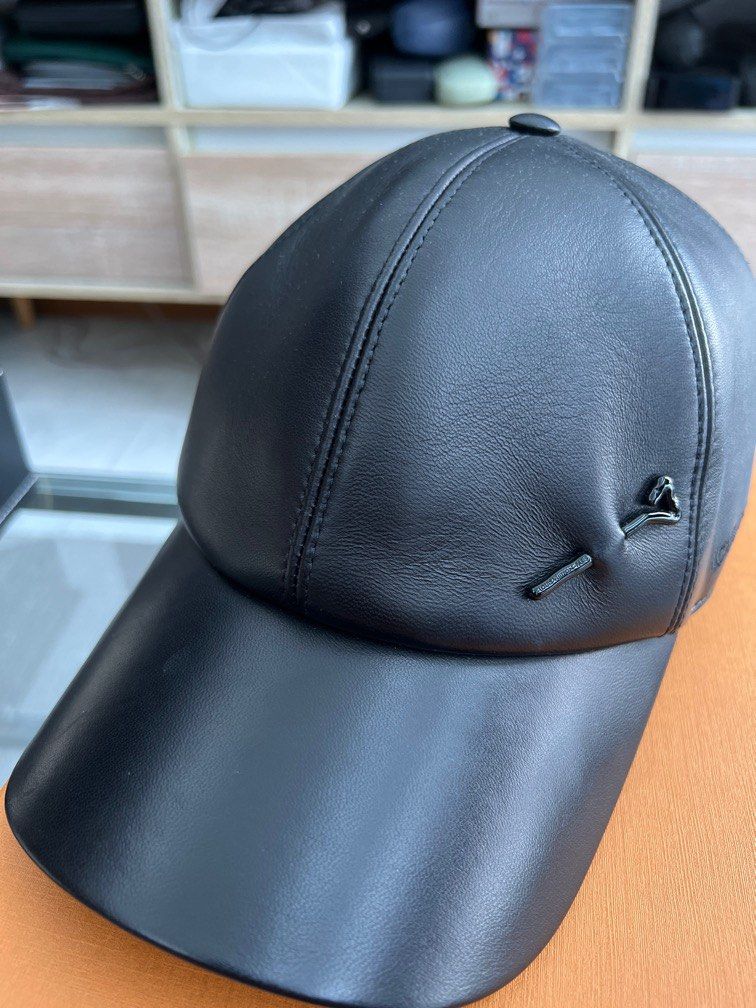 LV Pin Leather Cap S00 - Men - Accessories