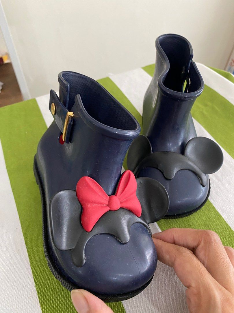 NEW Mini meliisa sugar rain Minnie mouse boots Babies Kids Babies Kids Fashion on Carousell