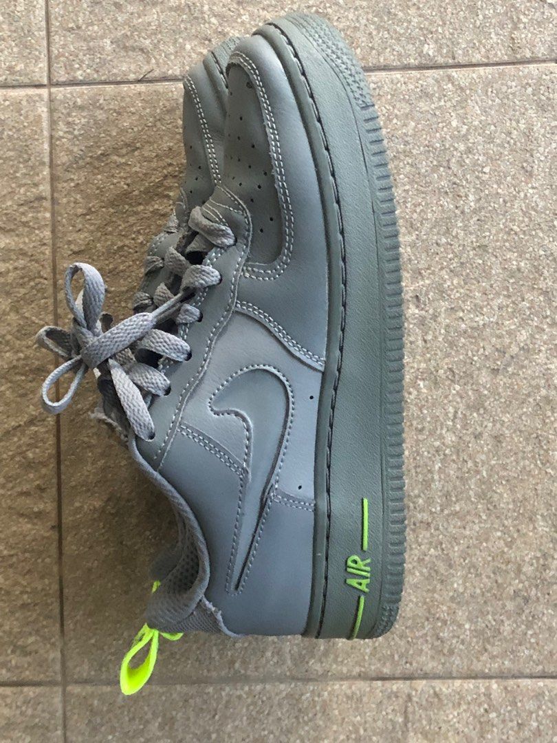 Nike Air Force 1 07 LV8 Particle Grey Volt Women s Fashion