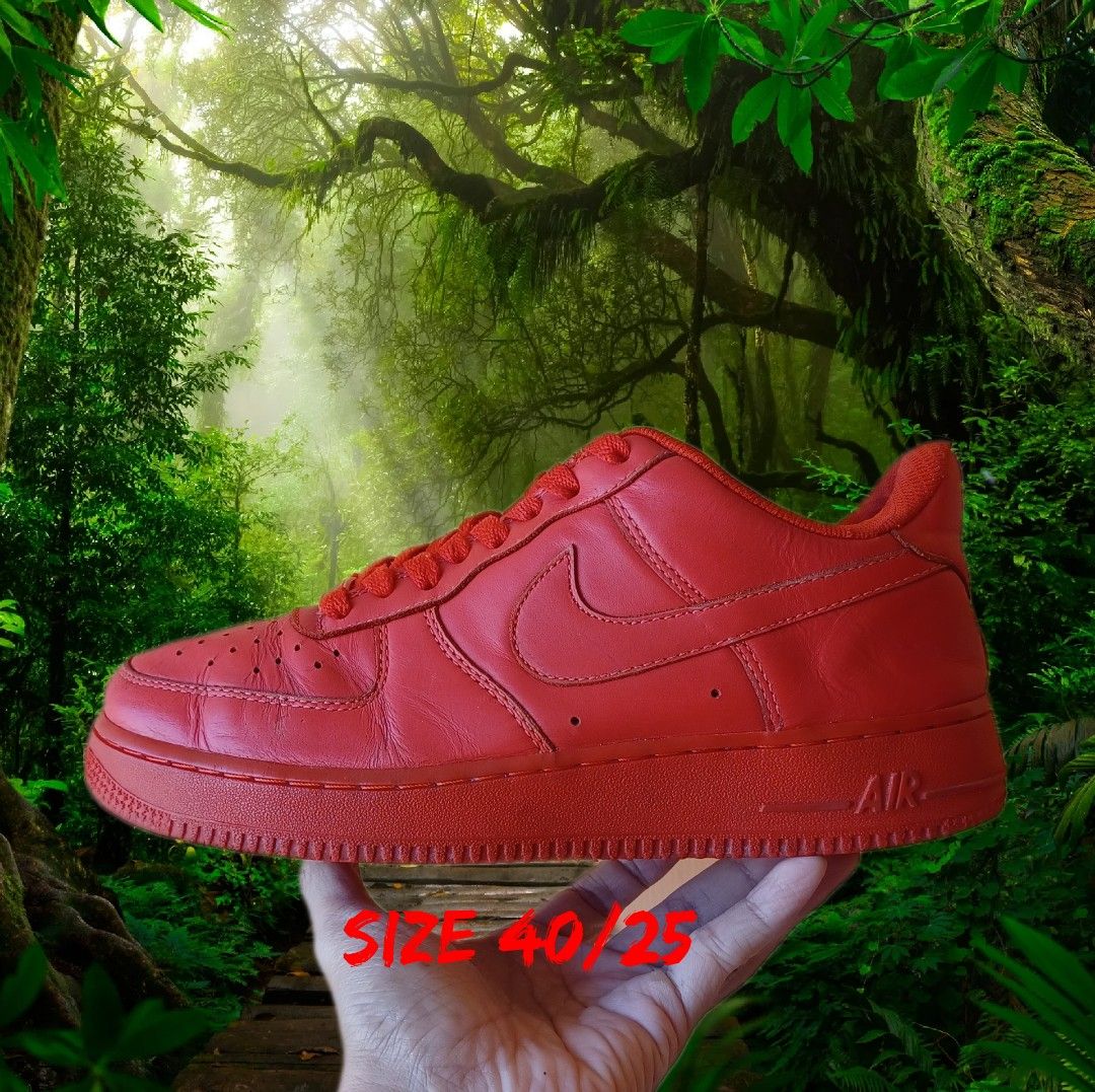 nike air force 1 red