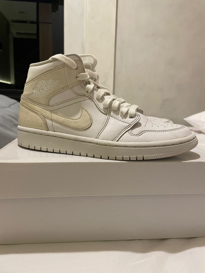 nike air jordan 1 mid womens white