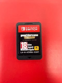 【艾爾巴二手】Nintendo Switch 遊戲片-俠盜獵車手 GTA:三部曲 國外版 #二手遊戲 #漢口店0S001