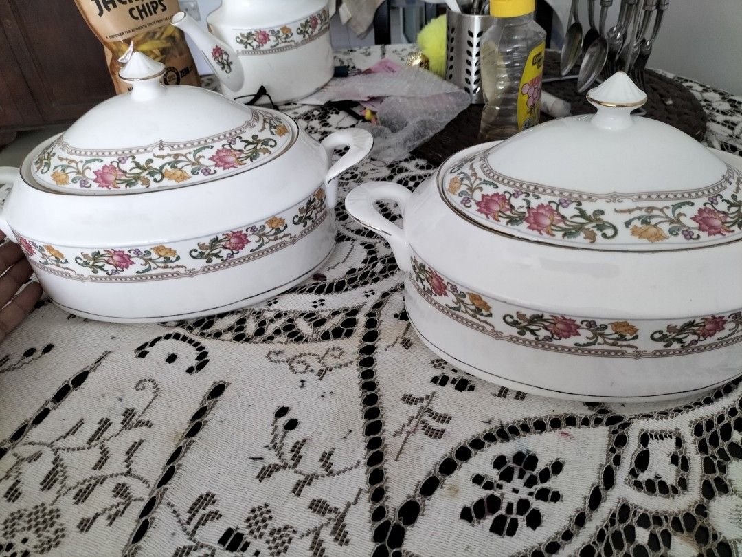 Bone china deals serving bowl