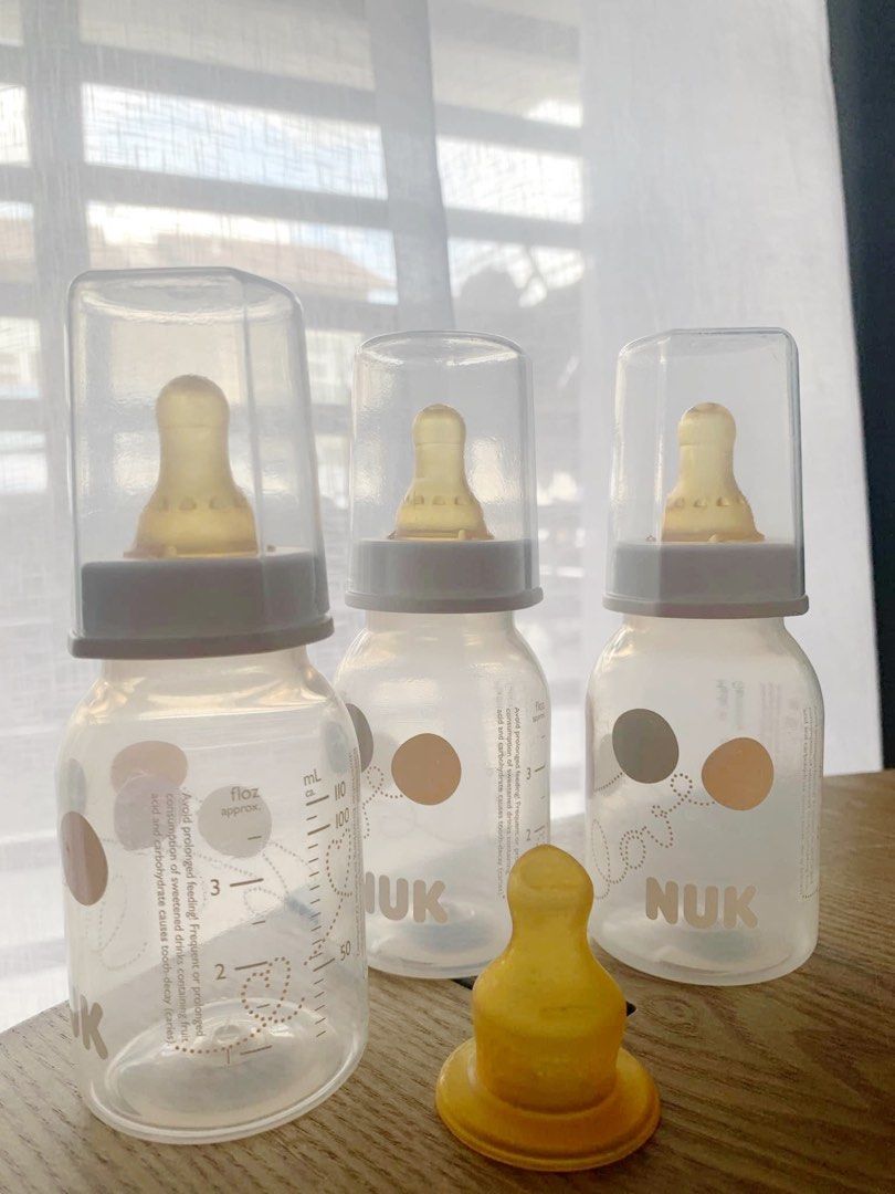NUK bottle feeding, Babies & Kids, Nursing & Feeding, Breastfeeding & Bottle Feeding on Carousell