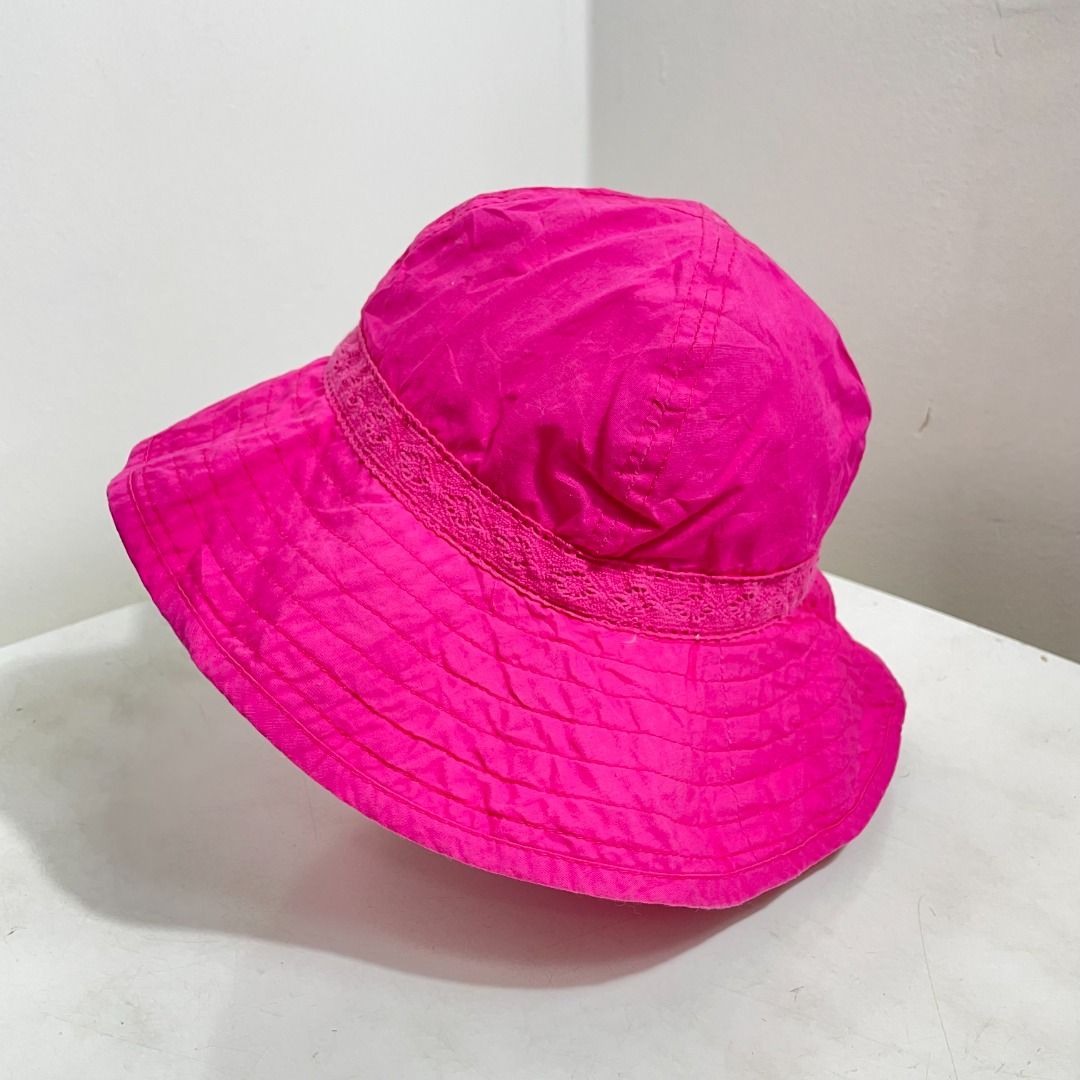 OLD NAVY BUCKET HAT KIDS YOUTH SIZE BUDAK GIRL PINK COLOR BEACH