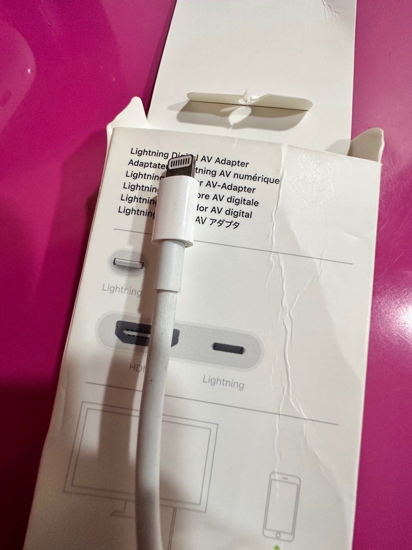 Original Apple - Lightening to HDMI, Computers & Tech, Parts ...