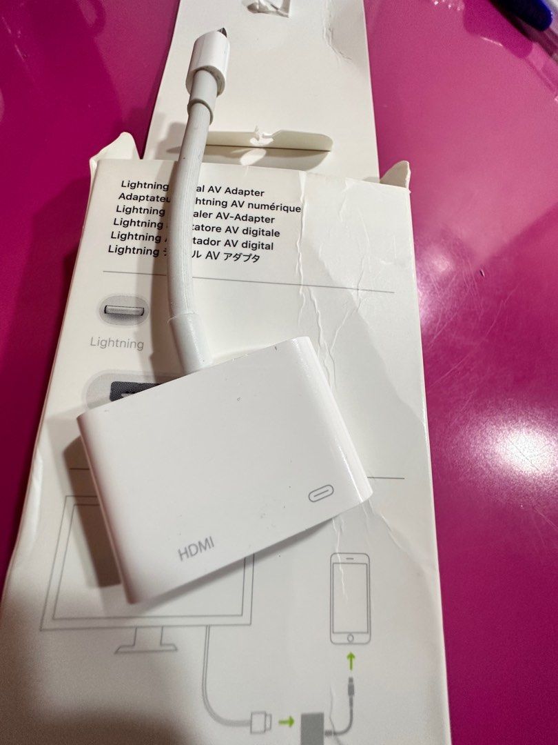 Original Apple - Lightening to HDMI, Computers & Tech, Parts ...