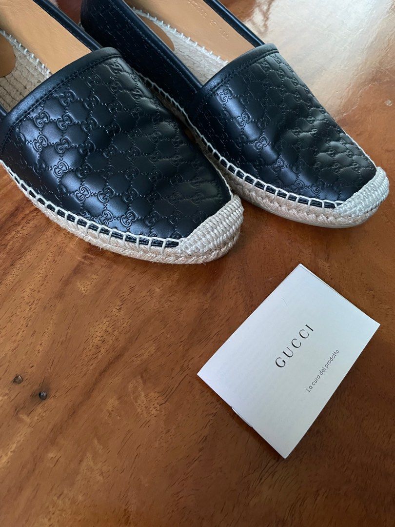 Gucci leather espadrilles outlet