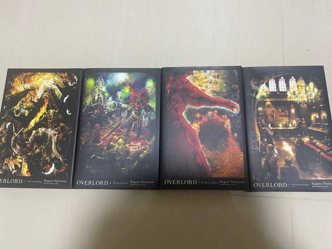 Overlord Light Novel vol 1,2,3,5, Hobbies & Toys, Books & Magazines