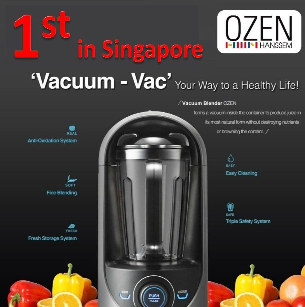 OZEN ANTIOXIDATION VACUUM BLENDER HANSSEMLIMITED EDITION ROSEGOLD HAF