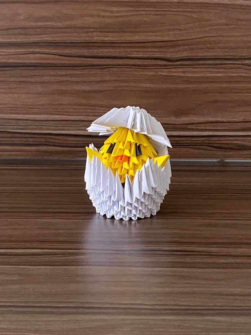 3D DIY Modular Origami Kit Chickling Paper Gift Decoration Craft Adult Kids
