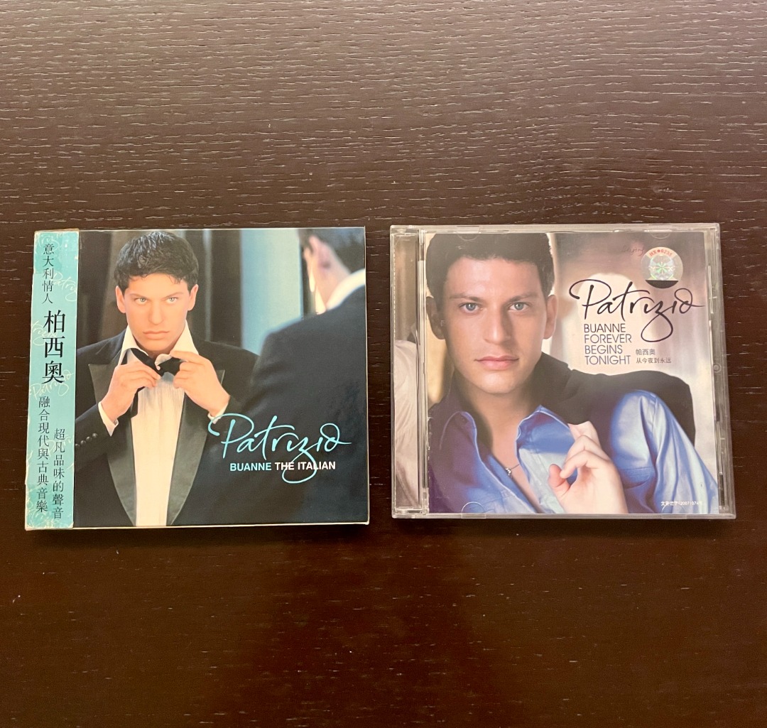 Patrizio Buanne Italian Classical Music CD 2 Sets 柏西奧意大利古典