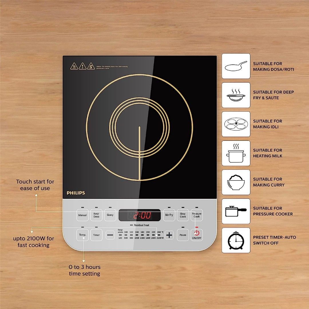 PHILIPS INDUCTION STOVE, TV & Home Appliances, Kitchen Appliances