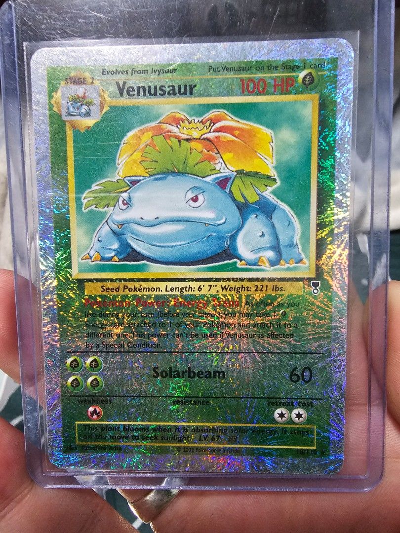Pokemon TCG Legendary Collection Venusaur Reverse Holo, Hobbies & Toys