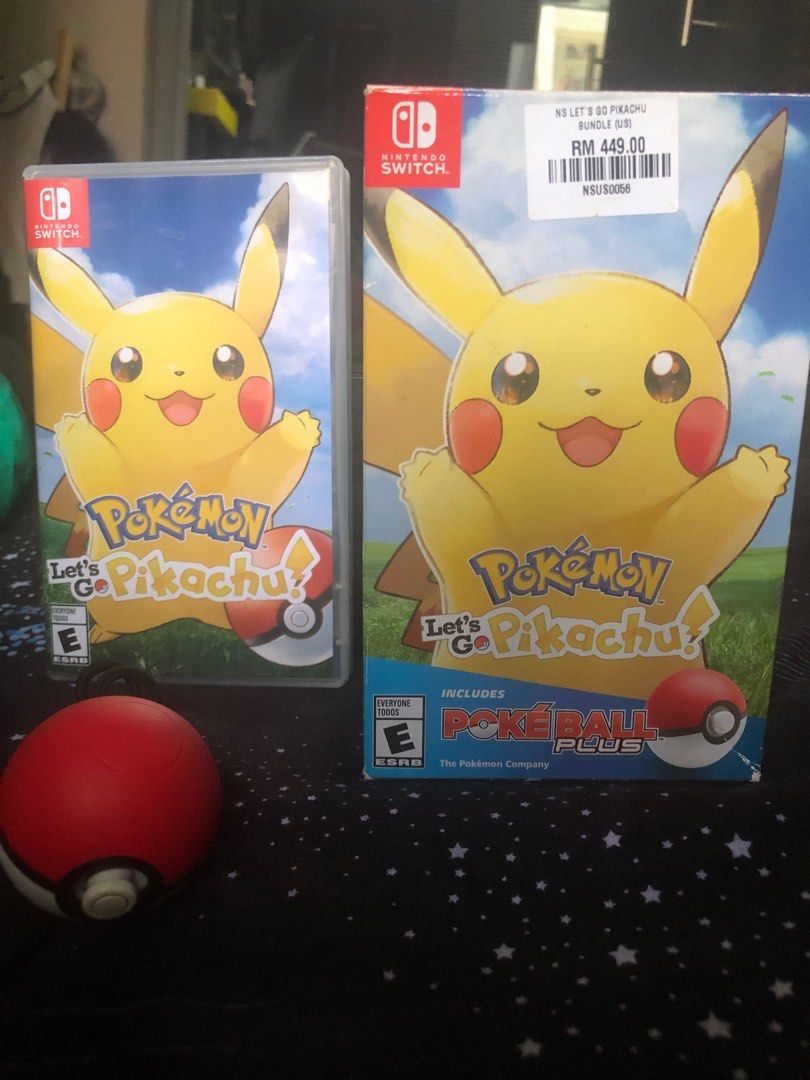 Pokemon let's go pikachu pokeball plus store