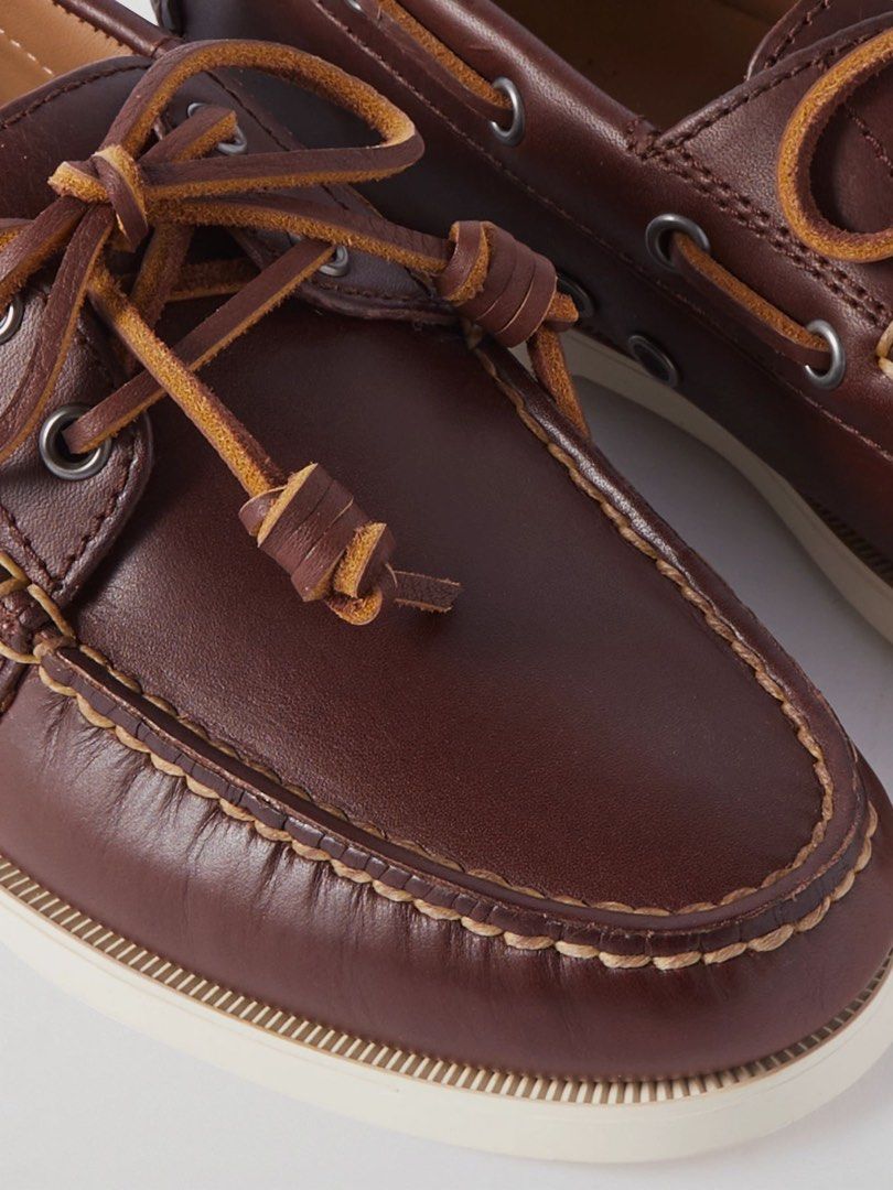 SALE Polo Ralph Lauren Boat Shoes Tan