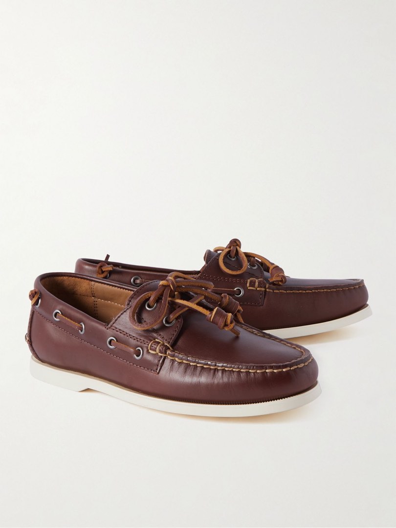 SALE Polo Ralph Lauren Boat Shoes Tan Men s Fashion