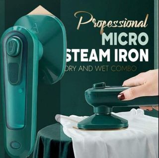 Portable Dry Iron with Spray Garment Steamer Mini Ironing Clothes Machine Fast Wrinkle Removal