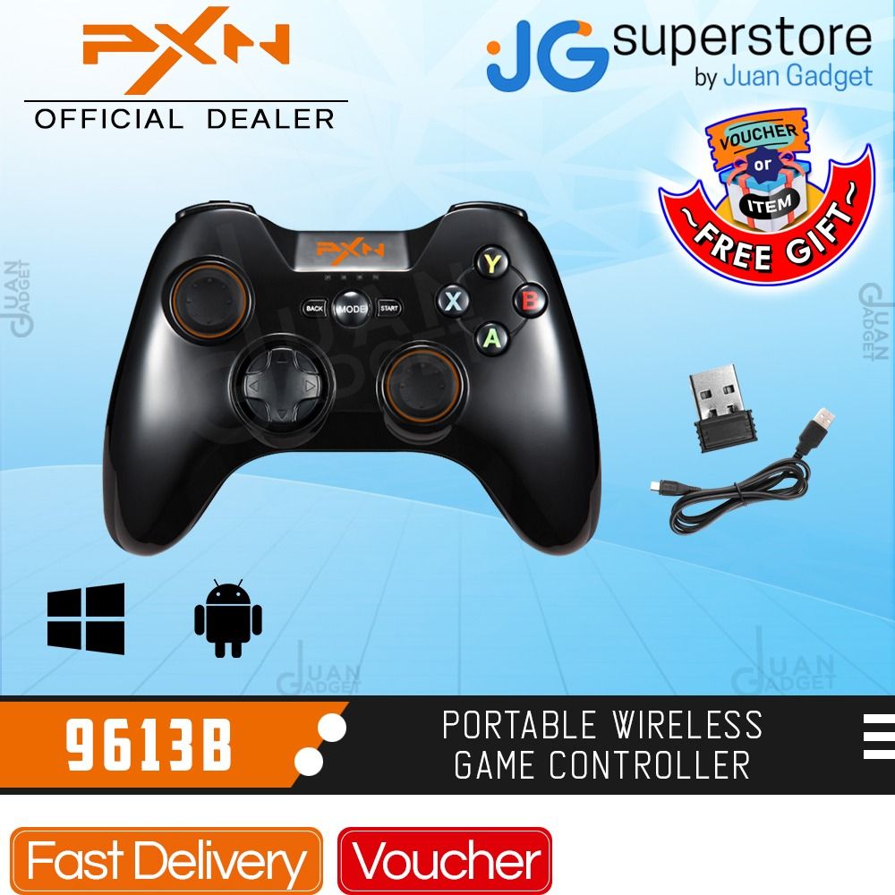 PXN PXN-9613 Portable Bluetooth Wireless Game Controller for Android and Windows Devices | JG Superstore (Category: Other Photography Accessories) located in San Juan City. Submitted by jg.superstore (Listing ID 1240874488, Image 2). Description: █ JG Superstore █ 【Trusted Seller Since 2011】 【We Accept Any Special Order】 【Dedicated Customer Service】 【📍 】3/F Annapolis Tower, 43 Annapolis St. Greenhills San Juan - Front of Unionbank (please confir
