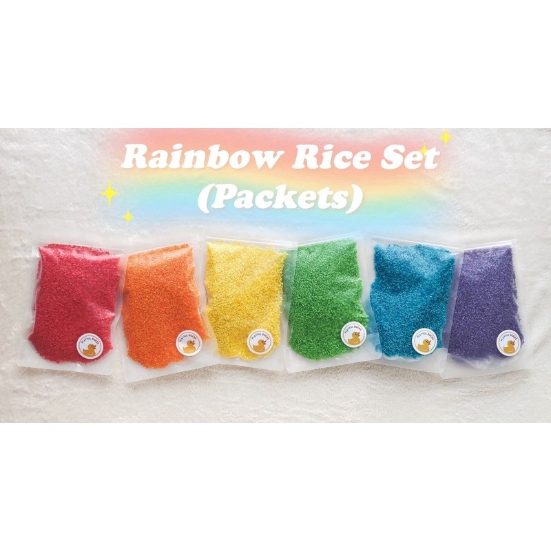Rainbow Rice | Coloured Rice | Kids Montessori Sensory Play, Hobbies ...