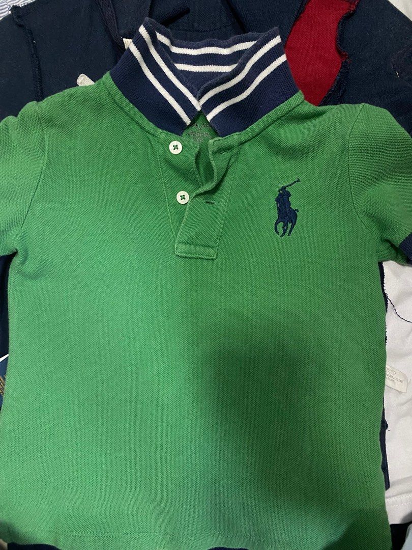 Polo Ralph Lauren Boys Green Big Pony Polo Shirt