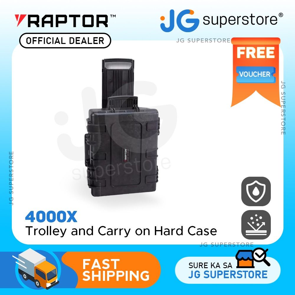 Raptor 4000x Protector Trolley and Carry on Hard Case Waterproof ...