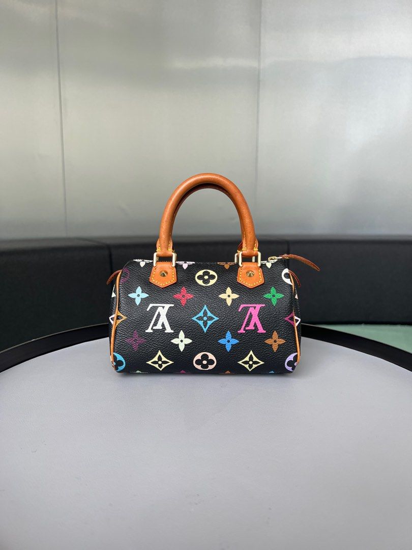 RARE Piece!! LV x Murakami Speedy Nano Multicolor, Luxury, Bags & Wallets  on Carousell