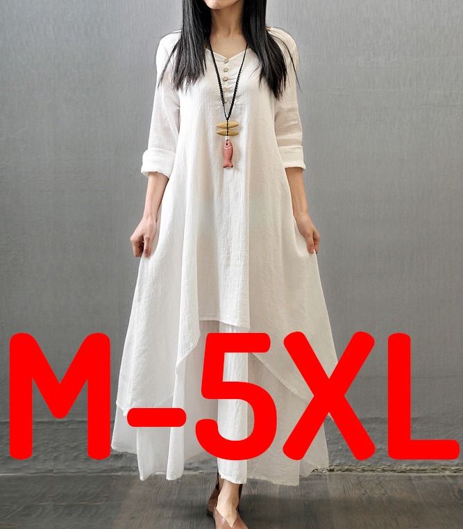 White long hotsell one piece dress