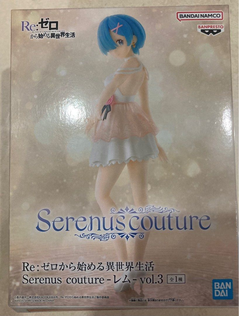 Re:Zero - Serenus contruter-REM Vol.3, Hobbies & Toys, Toys & Games on  Carousell