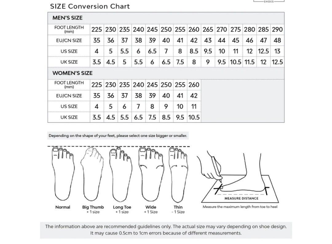 280 shoe new arrivals size in eu