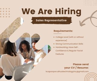 Sales Representative and Company Driver