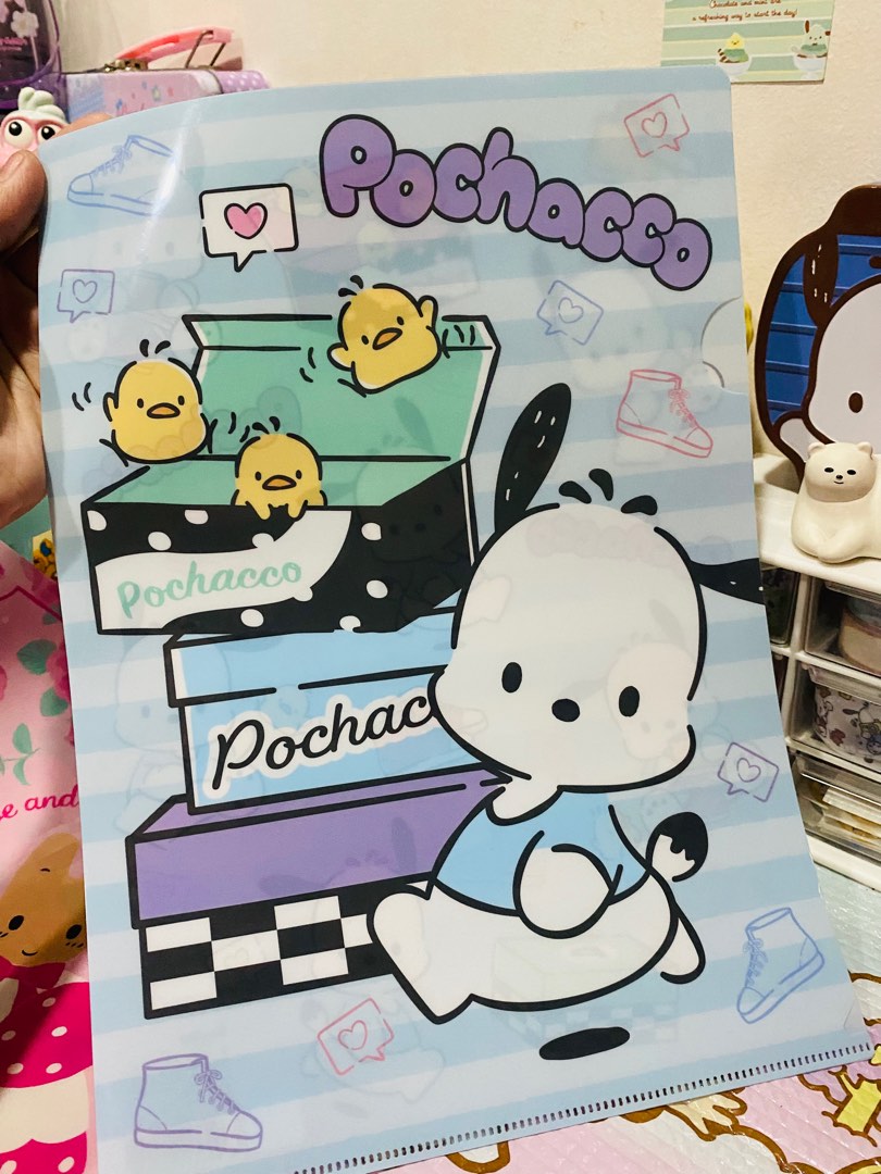 Sanrio Pochacco File Folder, Hobbies & Toys, Stationary & Craft ...
